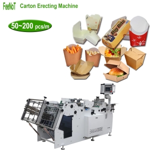 800S Burger box making machine - clamshell food container machine
