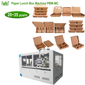 Multi compartment box making machine - paper food container