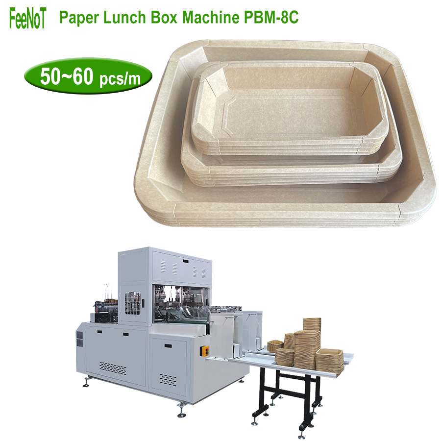 Octagonal paper box machine – square bowl container making