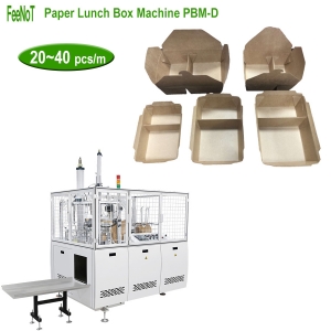 Two compartment box machine D - paper food container machine