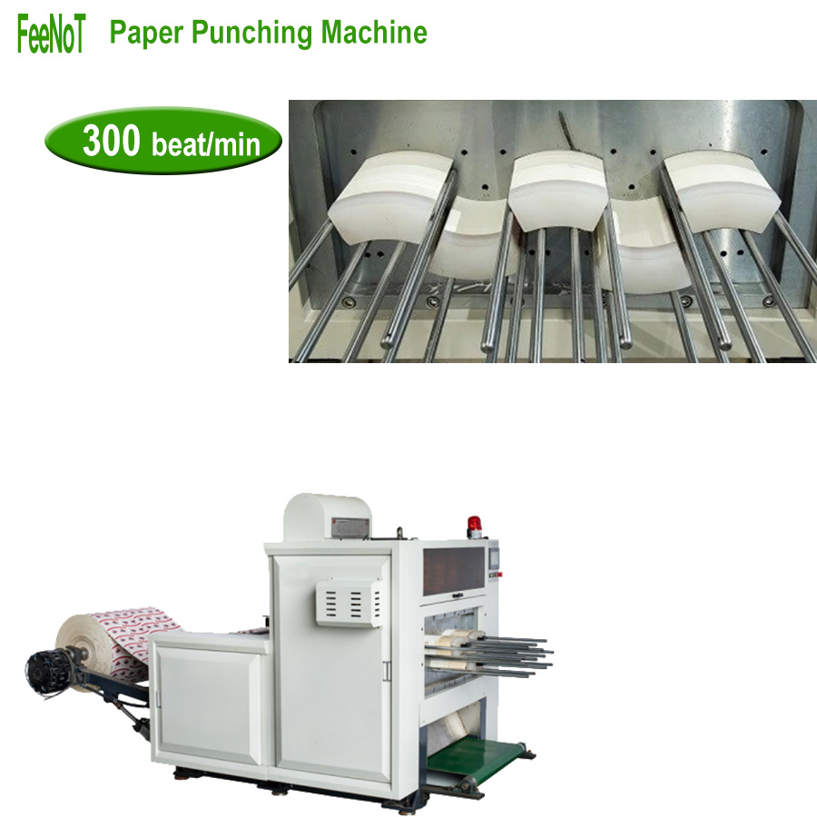 850-Paper cup punching machine - bowl container box blank punch