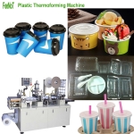 Plastic cup lid machine - glass lid container making machine