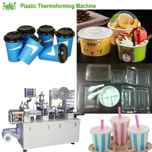 Plastic cup lid machine - glass lid container making machine