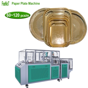 Customize super golden foil paper plate forming machine 800H