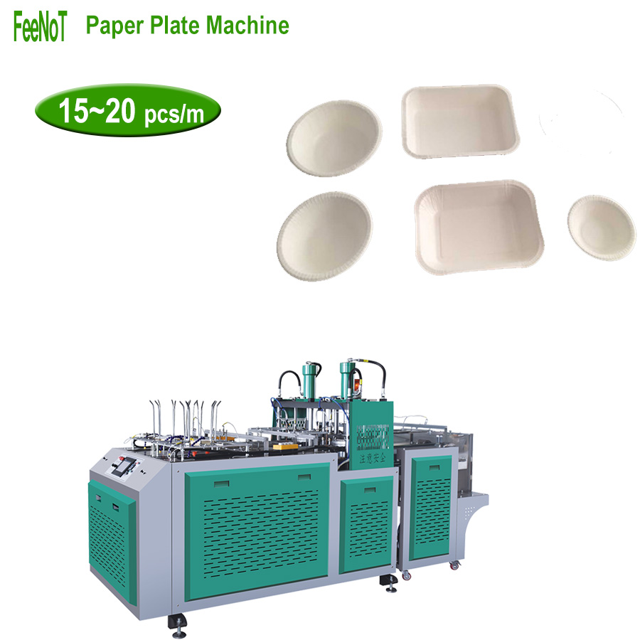 Disposable deep paper bowl plate making machine 800H price