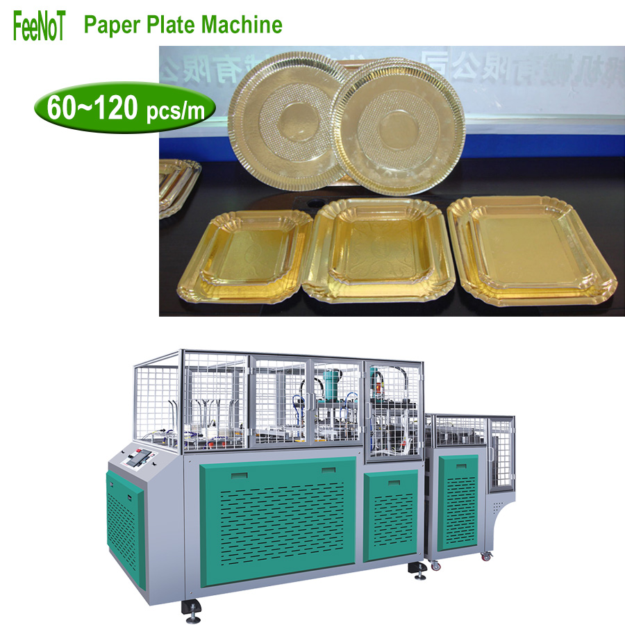 Rectangular paper plate machine double line factory price