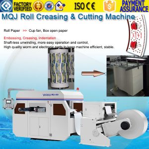 Roll paper plate tray die cutting machine MQJ-930