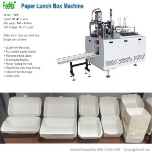 Food burger meal lunch box forming machine new tech