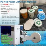 paper lid machine making paper lid cover for cup bowl container
