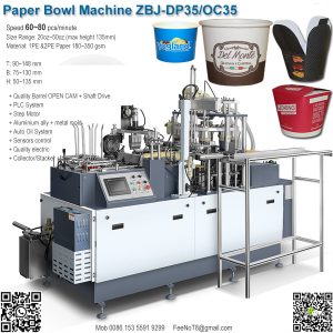 paper bowl container machine OC35