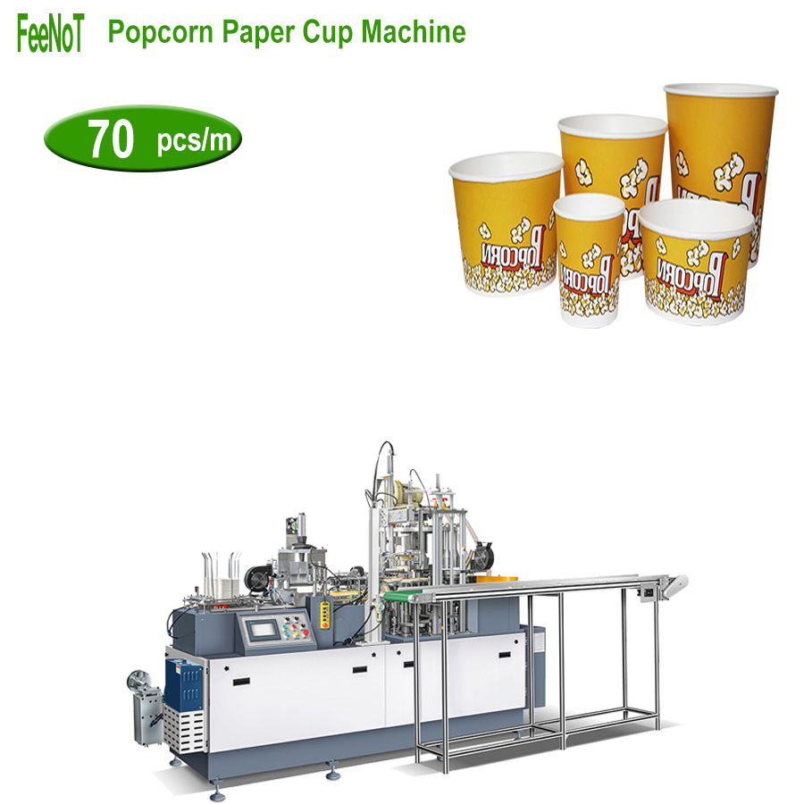 Popcorn paper cup machine 70S - customize cup making machine