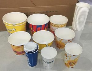 Popcorn paper cups, popcorn paper bucket