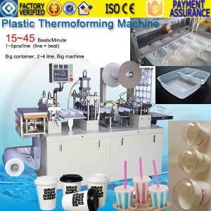 Plastic-Lid-Thermoforming-Machine