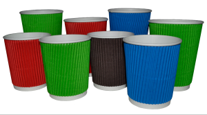 Ukraine ripple paper cups, corrugated paper cups,