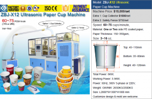 paper cup machine, tea paper cup machine, coffee paper cup machine