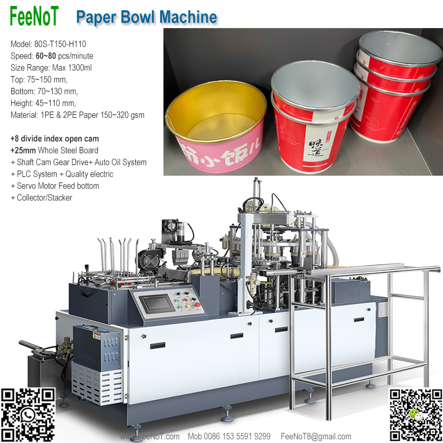 32~64oz Popcorn Paper Cup Forming Machine DTJ-64