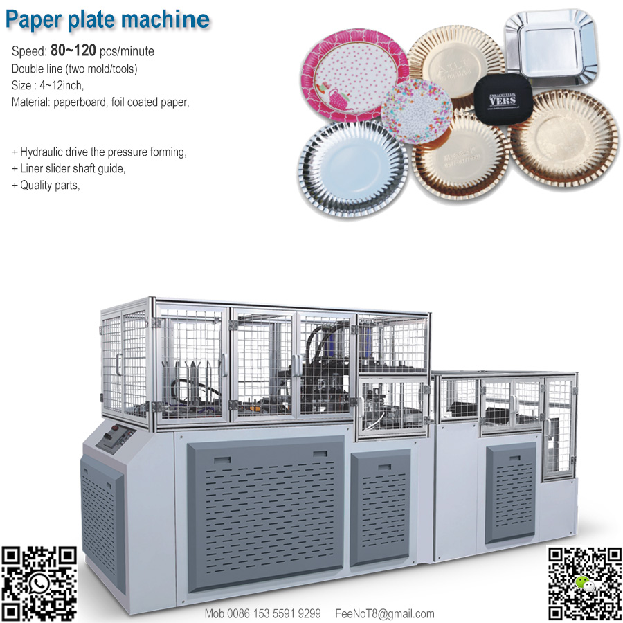 Hydraulic paper plate forming machine FeeNoT factory