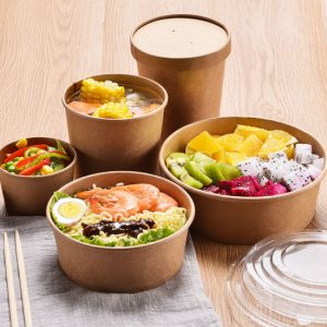 food soup ice cream salad paper bowl container