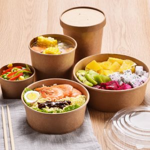 food soup ice cream salad paper bowl container